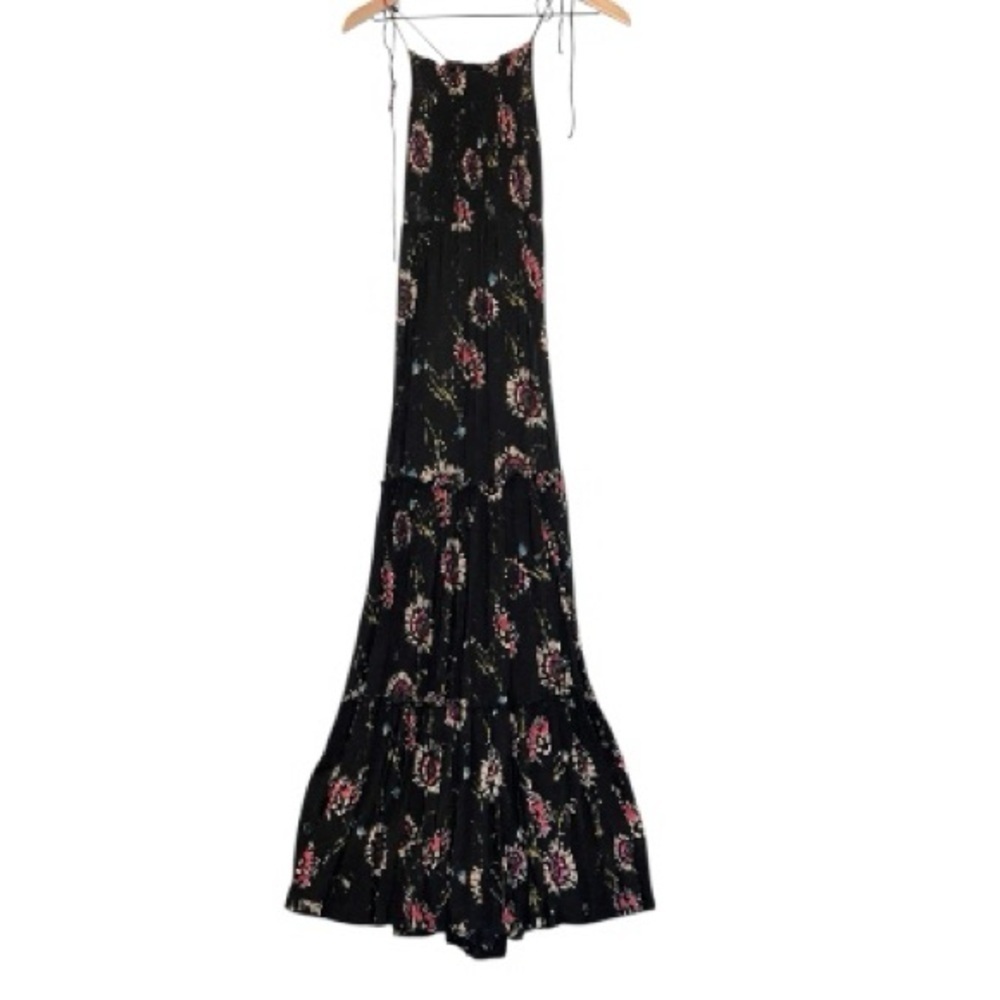 Intimately Free People Garden Party Black Floral Maxi Dress, Sleeveless, Small - Picture 2 of 15